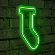 WALLXPERT Dekorativno LED osvetljenje, SOCKS, zelene (395NGR1965)