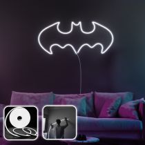 OPVIQ Zidna LED dekoracija Batman Night Large White