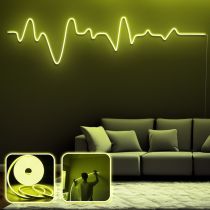 OPVIQ Zidna LED dekoracija Gamer Adrenaline XL Yellow