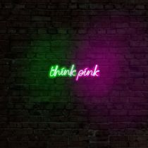 WALLXPERT Dekorativna rasveta Think Pink Green