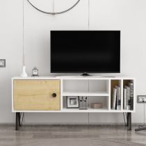 HANAH HOME TV polica Arven White Oak (935CMN2303)