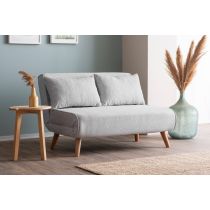 Atelier del Sofa Dvosed Folde 2 Seater Teddy Fabric Grey