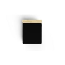 L`ESSENTIEL MAISON Ranforce dušečni čaršav (180x200) Black