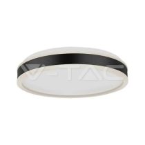 LED plafonjera okrugla dimabilna crna V-TAC