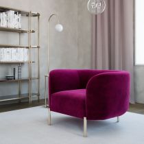 Atelier del Sofa Fotelja Macaroon Fuchsia