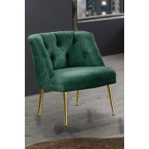 Atelier del Sofa Fotelja Roma Gold Metal Sea Green