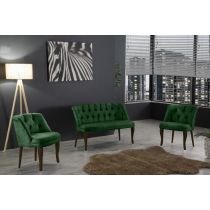 Atelier del Sofa Sofa i fotelja Roma Walnut Wooden Khaki