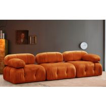 Atelier del Sofa Sofa trosed Bubble 3 Seater ( L1 O1 1R) Orange