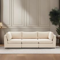 Atelier del Sofa Sofa trosed Mottona 3 Seat Sofa Cream