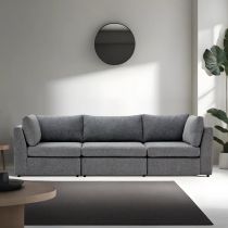 Atelier del Sofa Sofa trosed Mottona 3 Seat Sofa Grey