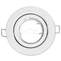 Rozetna okrugla od metala V-TAC R74 bele boje