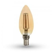 LED sijalica E14 4W 2200K sveća amber staklo V-TAC
