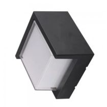 LED zidna svetiljka 12W 4000K kvadratna crna V-TAC