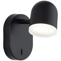 LED zidna svetiljka sa prekidačem crna Gretchen BRILLIANT