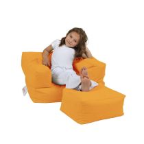 Atelier del Sofa Lazy bag Kids Single Seat Pouffe Orange