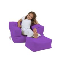 Atelier del Sofa Lazy bag Kids Single Seat Pouffe Purple