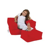 Atelier del Sofa Lazy bag Kids Single Seat Pouffe Red