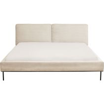Bed East Side Cord Creme 160x200cm