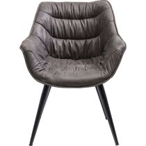 Chair with Armrest Thelma Grey