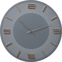 Wall Clock Leonardo Grey/Gold Ø49cm