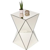 Side Table Luxury Triangle Pearl 32x32cm