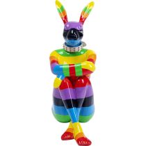 Deco Figurine Gangster Rabbit Rainbow 80