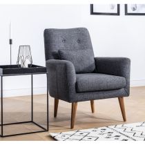 Atelier del Sofa Fotelja Zeni Berjer Dark Grey