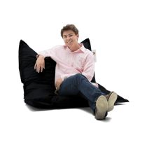 Atelier del Sofa Lazy bag Cushion Pouf 100x100 Black