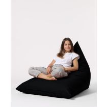 Atelier del Sofa Lazy bag Pyramid Big Bed Pouf Black