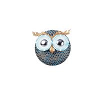 WALLXPERT Zidna dekoracija Owl 3 Silver