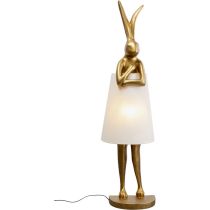 Floor Lamp Animal Rabbit Gold/White 150cm