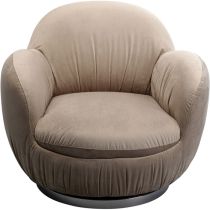 Swivel Armchair Nube Grey