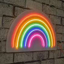 WALLXPERT Zidna LED dekoracija Rainbow Multicolor