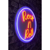 WALLXPERT Zidna LED dekoracija Rock n Roll Multicolor