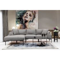 Atelier del Sofa Ugaona garnitura Leo Corner Left Grey