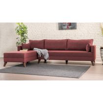 Atelier del Sofa Ugaona garnitura Bella Corner Sofa Left 1 Claret Red