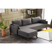 Atelier del Sofa Ugaona garnitura Bella Corner Sofa Left Anthracite