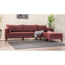 Atelier del Sofa Ugaona garnitura Bella Corner Sofa Right 1 Claret Red