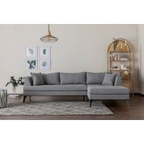 Atelier del Sofa Ugaona garnitura Bobo Right Light Grey