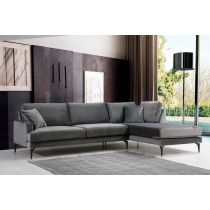 Atelier del Sofa Ugaona garnitura Papira Corner Right (L3+Chl) Anthracite