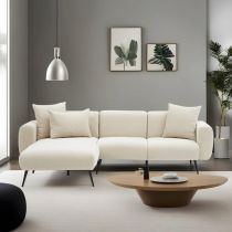 Atelier del Sofa Ugaona garnitura Side Left Cream