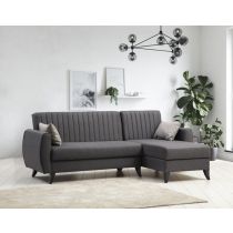 Atelier del Sofa Ugaona garnitura Alkon Dark Grey