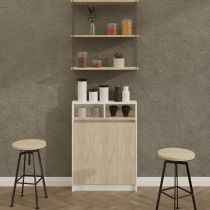 HANAH HOME Preklopni sto Bracked Travertine