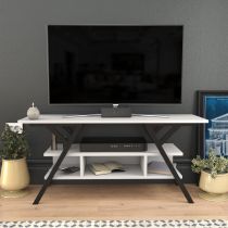 HANAH HOME TV polica Minerva Black White