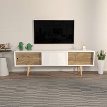 HANAH HOME TV polica Ecrin White Walnut