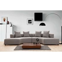 Atelier del Sofa Ugaona garnitura Gondol 2 (CHL SOL CHL SAG) Grey