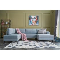 Atelier del Sofa Ugaona garnitura Belen Blue