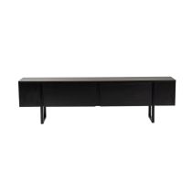 HANAH HOME TV polica Serenity Wood Black Black