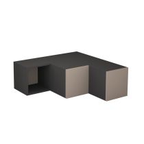 HANAH HOME TV polica Compact Anthracite Light Mocha