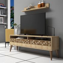 HANAH HOME TV polica Line Oak